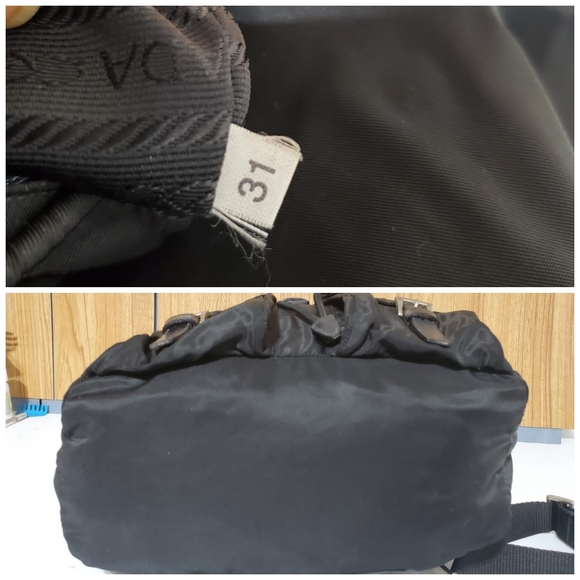 Prada Black Tessuto Nylon Backpack - Picture 4 of 16